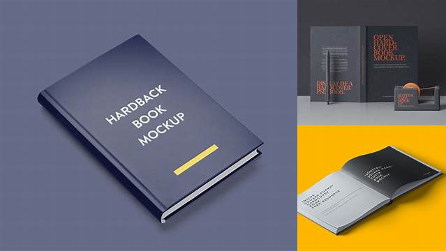 7670+ Hardback Book PSD Mockup Professional Quality PSD Freebie