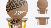 7676+ 200g Plastic Cup in Kraft Wrap with Mixed Nuts PSD Mockup Free Stylish PSD for Graphic Designers