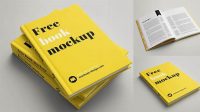 7676+ Mockup Book Psd PSD File for Designers