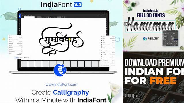 7677+ Indiafont Font Pack PSD Free Download