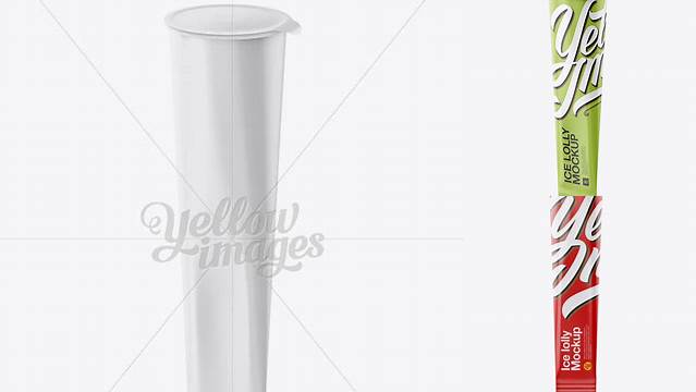 7678+ Ice Lolly Tube with Matte Lid PSD Mockup Exclusive Digital PSD Resource