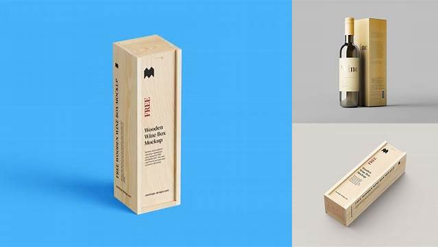 7678+ Wine Box Mockup Free Editable PSD File