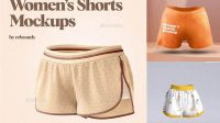 7678+ Womens Shorts Mockup Free Exclusive Free PSD