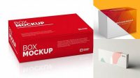 7679+ Rectangle Box Mockup Easy Editable