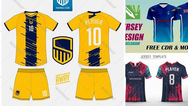 7680+ Jersey Template Cdr Professional Design PSD