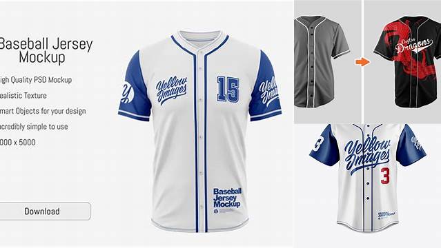 7687+ Baseball Shirt Mockup Easy Editable