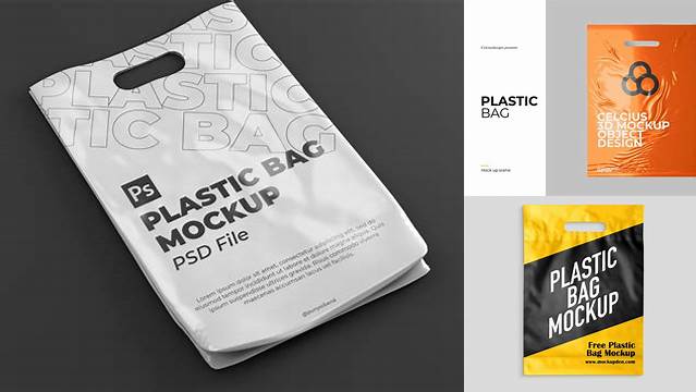 7690+ Plastic Bag Mockup Best for Showcase