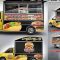 7692+ Food Truck Mock Up Smart Object PSD Template