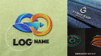 7693+ Embroidery Logo Mockup Free Download Creative Design Mockup