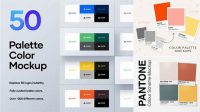 7695+ Color Palette Mockup Free PSD Free Download