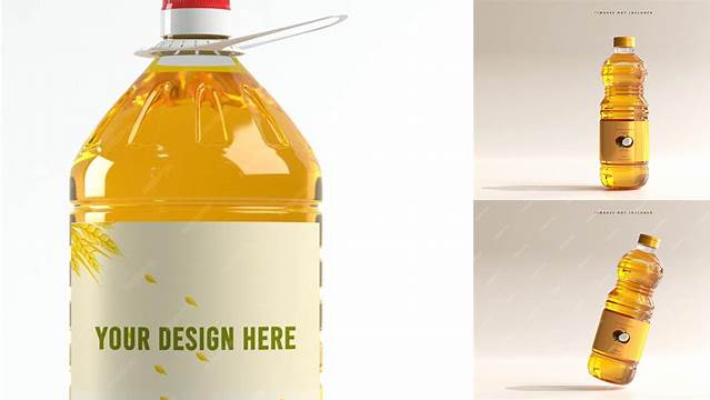 7696+ Cooking Oil Bottle Mockup Free Download Premium Design Freebie