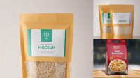 7696+ Rice Bag Mockup Psd Modern PSD Templates