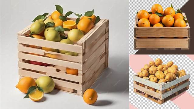 7697+ Wooden Crate With Oranges PSD Mockup Professional Photoshop Design Freebie