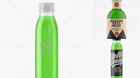 771+ Clear Glass Green Drink Bottle PSD Mockup Editable Graphic Free PSD