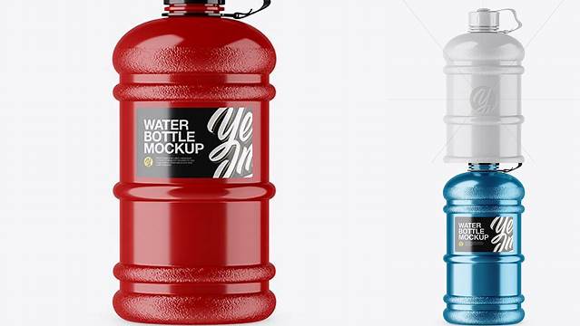 771+ Glossy 2.2l Gym Water Bottle PSD Mockup Creative Digital PSD Download