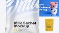 7721+ Milk Pouch Mockup Psd Free Download Custom Graphic Mockup File