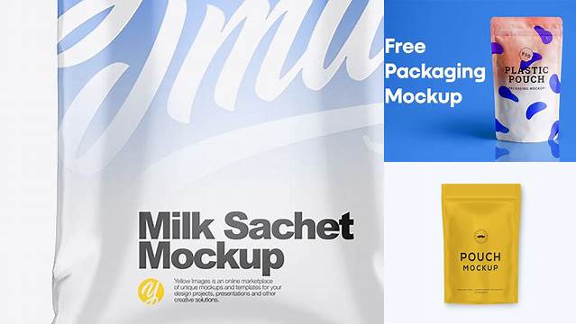 7721+ Milk Pouch Mockup Psd Free Download Custom Graphic Mockup File