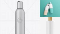 7725+ Metallic Cosmetic Bottle With Wooden Cap PSD Mockup Exclusive Editable PSD File