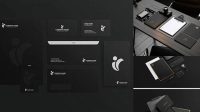 7726+ Black Stationery Mockup Hight Resolution