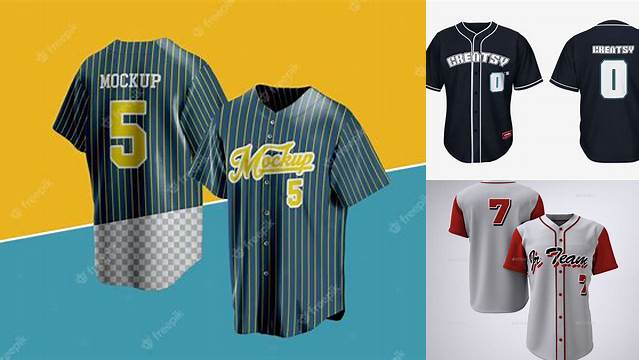 7728+ Mockup Jersey Baseball PSD Free Download