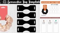 7734+ Scrunchie Tag Template Free Download Free