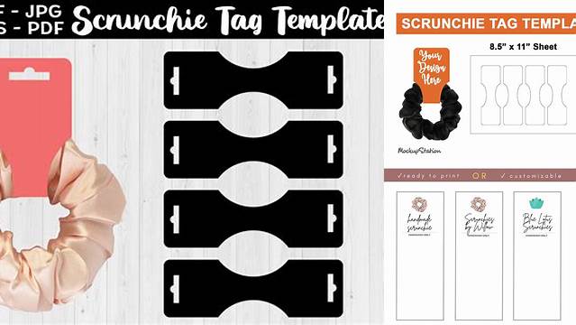 7734+ Scrunchie Tag Template Free Download Free