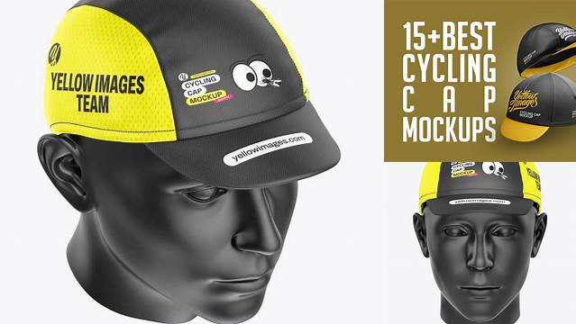 7740+ Cycling Cap Mockup Easy Editable