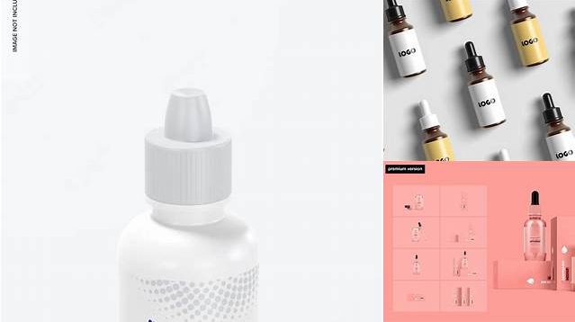 7741+ Eye Dropper Bottle PSD Mockup Editable Photoshop File