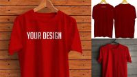 7747+ Mock Up Kaos Merah Maroon For Free Download