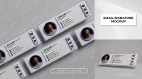 7753+ Email Signature Mockup Customizable PSD