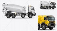 7753+ Mixer Truck Mockup Free Digital Download