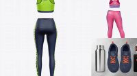 7754+ Fitness Kit PSD Mockup Back view Best for Showcase