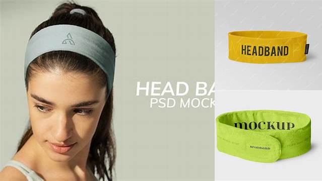 7756+ Headband Mockup Psd Professional PSD Template