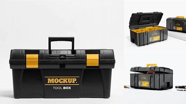 7762+ Tool Box Mockup Free Smart Layer PSD