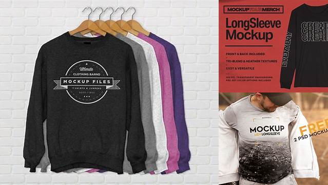 7765+ Long Sleeve Mockup Psd Free PSD Free Download