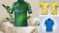 7765+ Mockup Jersey Polos Psd PSD Free Download