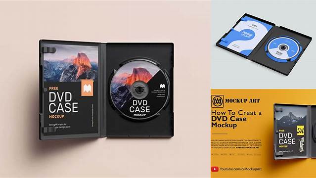 7775+ Dvd Case Mockup Easy-to-Edit Photoshop Freebie