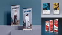 7775+ Pull Up Banner Mockup High Resolution