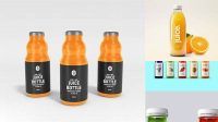 7783+ Glossy Juice Bottle PSD Mockup Custom Graphic Resource Free Download