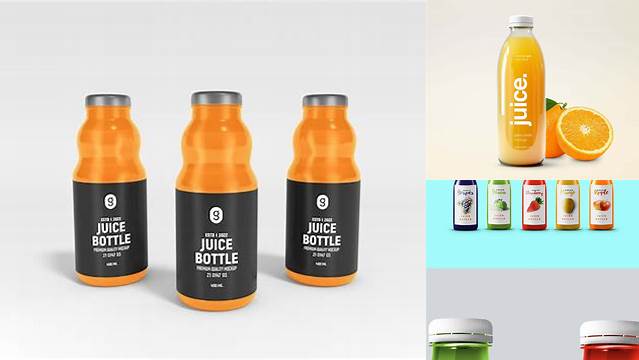 7783+ Glossy Juice Bottle PSD Mockup Custom Graphic Resource Free Download