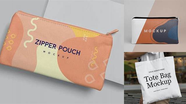 7784+ Canvas Pouch Mockup Free Free PSD