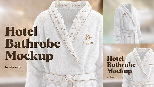 7789+ Hotel Robe Mockup Best for Showcase