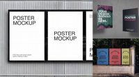 7800+ 3 Poster Mockup Creative PSD Resources