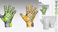 7800+ Goalkeeper Gloves Mockup Professional Design PSD