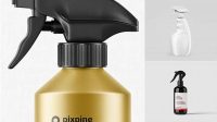 7800+ Trigger Spray Bottle Mockup PSD Download