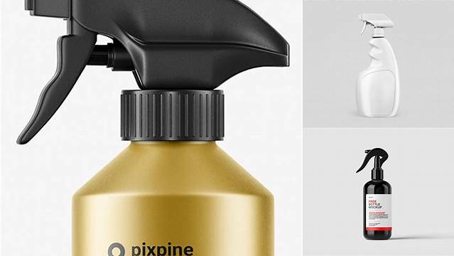 7800+ Trigger Spray Bottle Mockup PSD Download