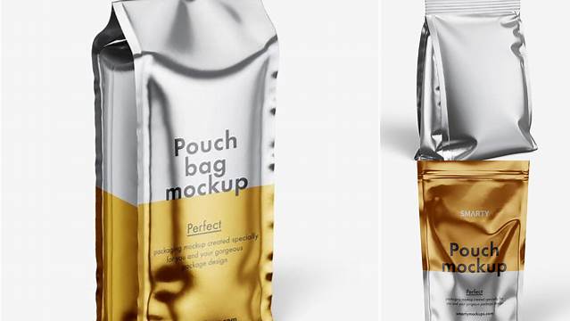 7811+ Metallic Pouch PSD Mockup Digital Download