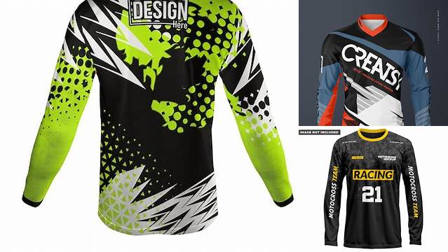 7812+ Motocross Jersey Template Psd Modern Free PSD Template