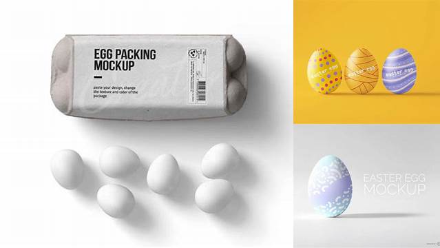 7819+ Matte Chocolate Egg Pack PSD Mockup Editable Graphic Free PSD