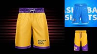 7825+ Basketball Shorts Mockup Free PSD Free Download